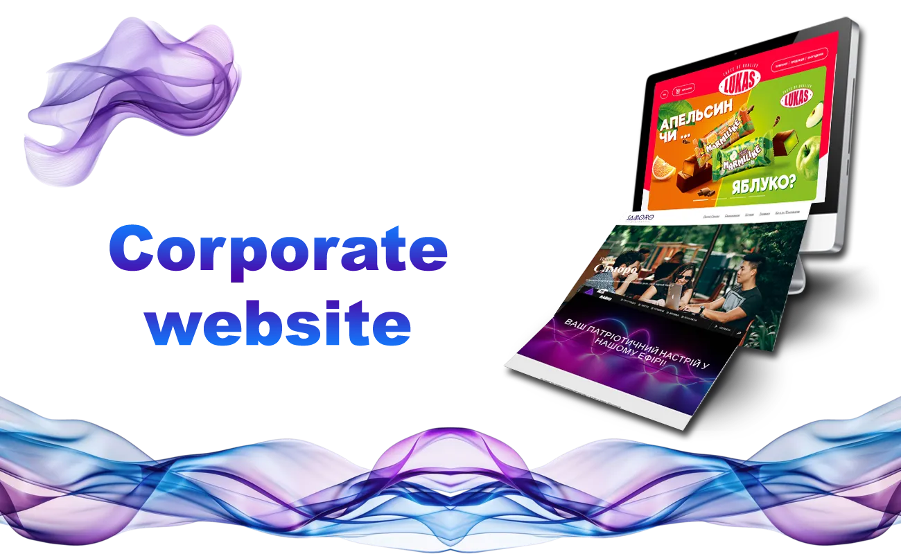 Turnkey corporate website development by iSoft Ukraine